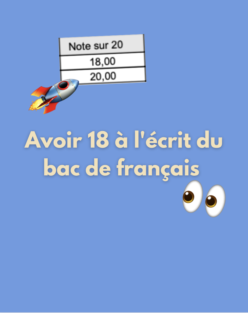 Comment j&rsquo;ai eu 18 au bac de français écrit